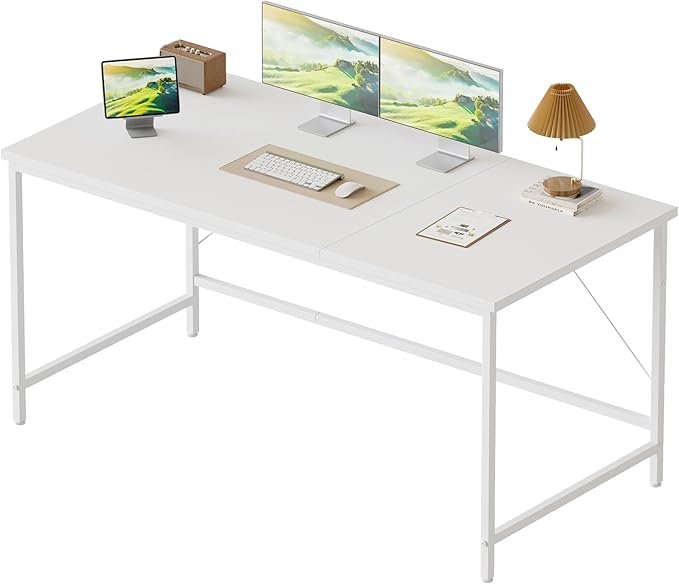Mericonia 48 inch Computer Desk, Gaming Desk for Small Spaces, Modern Simple Style Table for Home Office, Study Student Writing Table