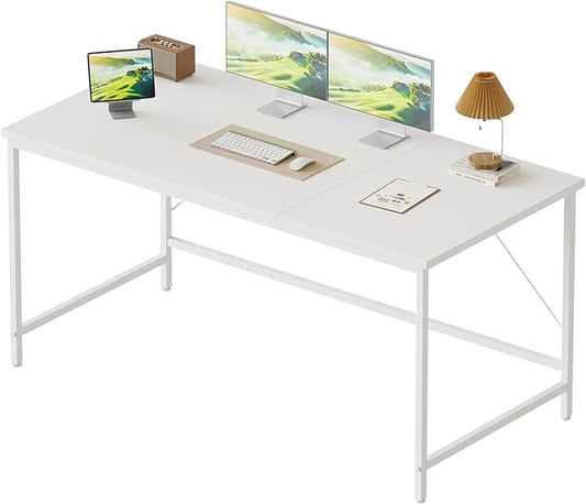 Mericonia 48 inch Computer Desk, Gaming Desk for Small Spaces, Modern Simple Style Table for Home Office, Study Student Writing Table