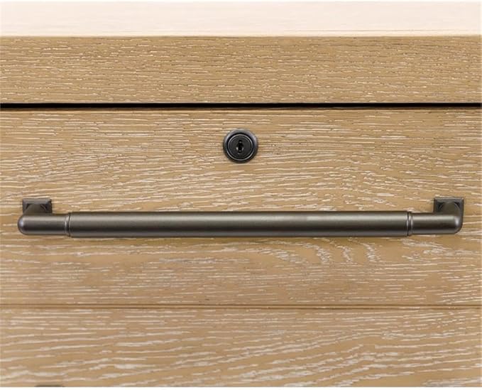 Martin Furniture Modern Wood Lateral File Storage File Drawer Fully Assembled Light Brown