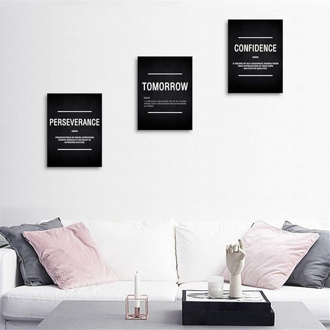Yatsen Bridge Black and White Sexy Naked Girl Body Wall Art Sexu Nude Women Wall Art Sexy Artwork Paintings Framed Ready to Hang-12 inch x 16 inch x 3pcs