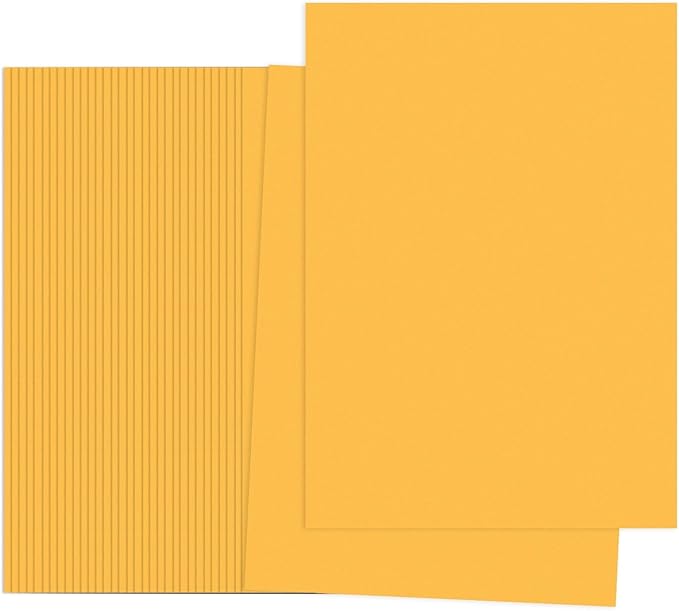 PATIKIL Fluorescent Orange Colored Copy Paper, 100 Sheets 8.3x5.9" A5 19lb/70gsm Double Sided Colorful Print Paper Bulk Sheet DIY Craft Art Projects Supplies for Printer Origami