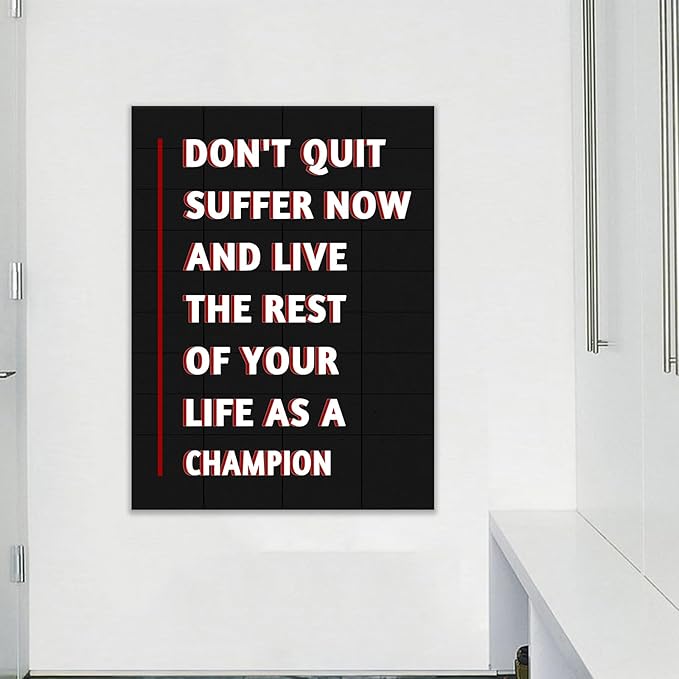 Motivational Canvas Poster Print Wall Art Large Size Inspirational Positive Energy Picture Painting Wall Decor Artwork for Modern Home Living Room Office Hallway Stretched and Framed [40''Wx 30''H]