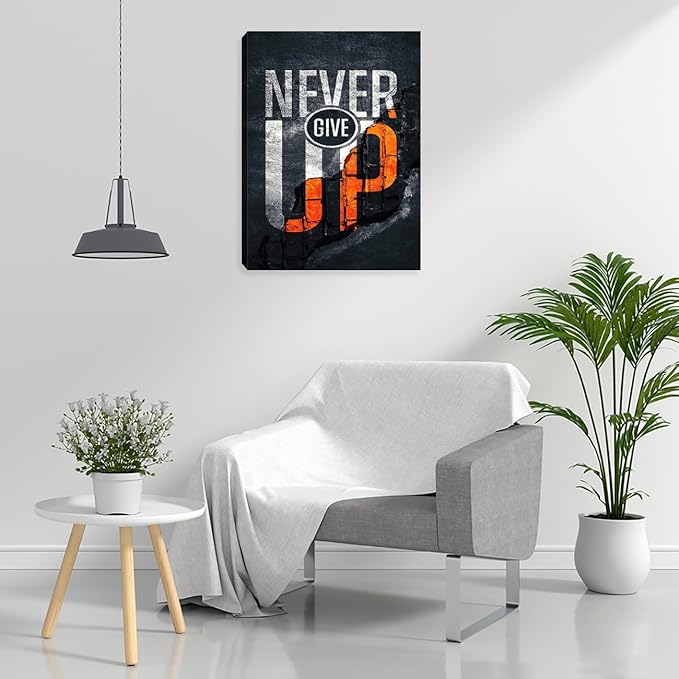 Motivational Wall Art Inspirational Office Wall Decor Canvas Wall Painting Picture Poster Prints Artwork Canvas Art Wall Decorations for Living Room Bedroom Workplace Office 12"x16"