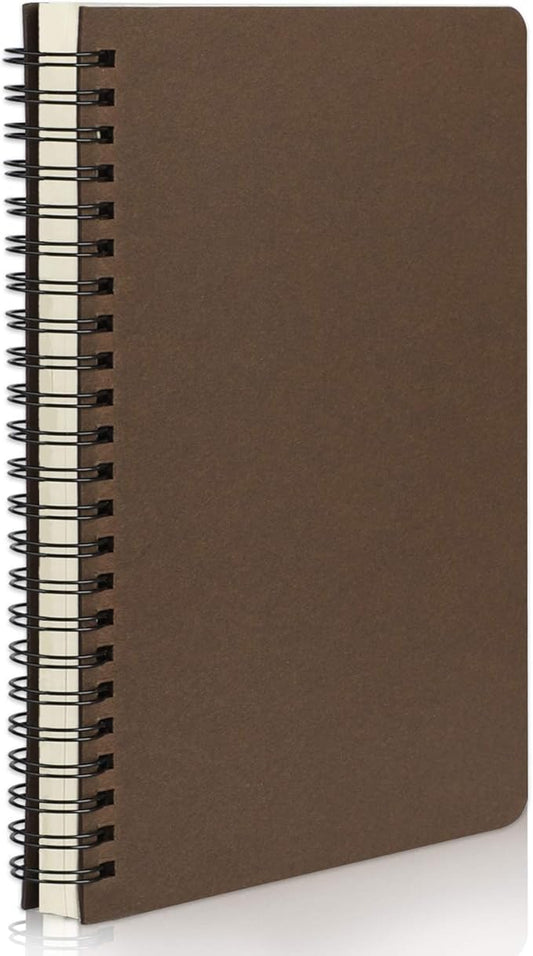 EUSOAR Hardcover Spiral Lined Notebook, A5 1pack 5.5"X8.3" 160 Pages College Ruled Travel Writing Notebooks Journal, Memo Notepad Sketchbook, Students Office Business Subject Diary Book Journal