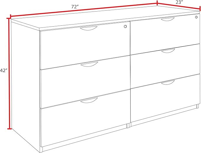 Regency Legacy Stand Up Side to Side Lateral File/Lateral File- Mahogany