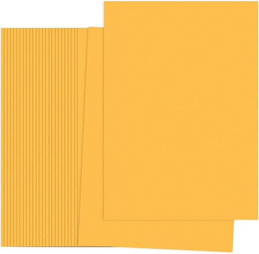PATIKIL Fluorescent Orange Colored Copy Paper, 50 Sheets 11.7x8.3" A4 19lb/70gsm Double Sided Colorful Print Paper Bulk Sheet DIY Craft Art Projects Supplies for Printer Origami
