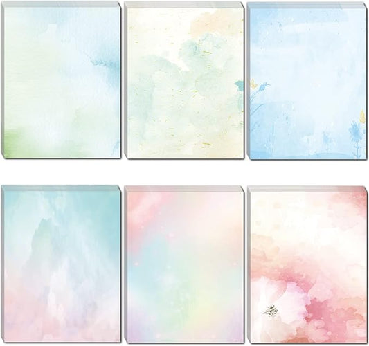 DUGUTUL Colored Printer Paper, Watercolor Stationary Paper, Double-Sided, Computer Paper for Business or Personal Use, Printer Friendly for Letters and Invitations, 8.5 x 11 in, 100gsm (96)