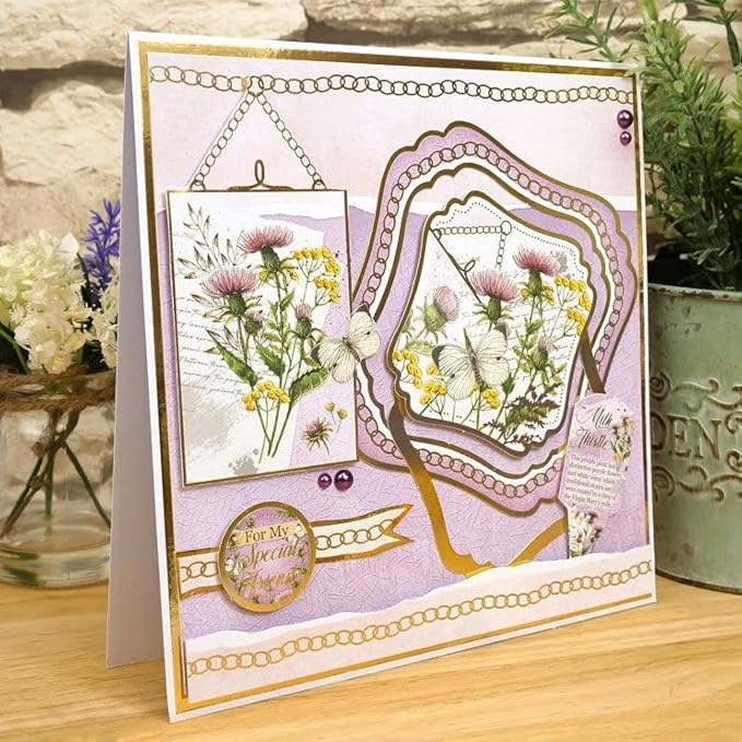 Hunkydory - Deluxe Craft Pad - Card Making Collection (Wildflowers)