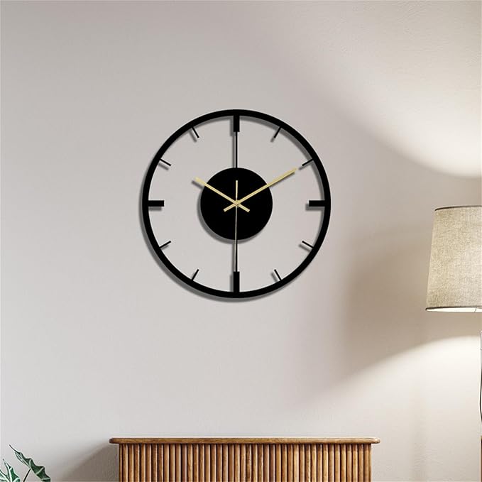 Wall Clock Accurate Timekeeping Wall Clock Not Ticking Battery Operated Wall Clock Minimalistic Wall Clock for Kitchen Offices Clock (Jscc013 A)