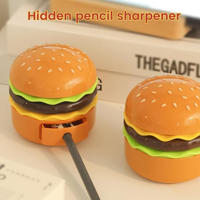 CHANLAOSAN Cute Desk Lamp,Table lamp,Night Lights,Hamburger Small Night lamp,Desk Accessories, Room Decor for Boys Girls Gifts