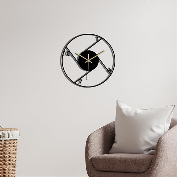 Wall Clock Accurate Timekeeping Wall Clock Not Ticking Battery Operated Wall Clock Minimalistic Wall Clock for Kitchen Offices Clock (Jscc015 A)