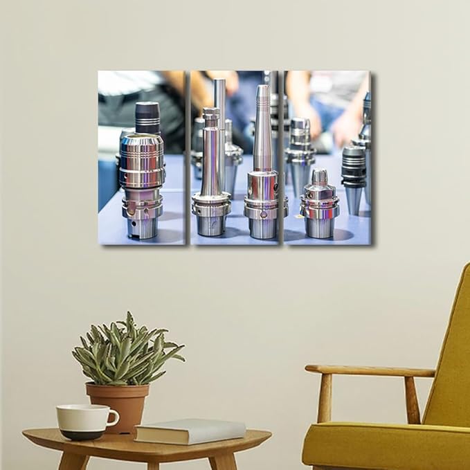 TUMOVO Circuit Board Wall Art Soldering Iron Pictures Office Wall Decor Modern Decor Canvas Prints Wall Art Computer Chip Art Work for Home Walls Canvas Frame Posters and Prints, 36x24 Inch