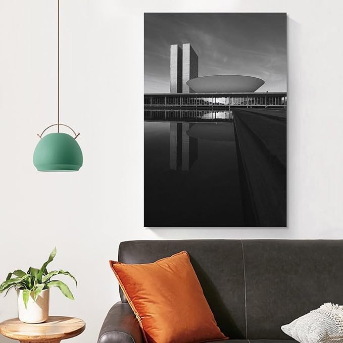 Poster, Canvas Painting, Office Decoration, Architectural Art Unframe-style-2 12x18inch(30x45cm)