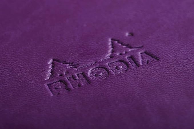 Rhodia Rhodiarama Webnotebook - Lined 96 Sheets - 5 1/2 x 8 1/4 - Purple Cover