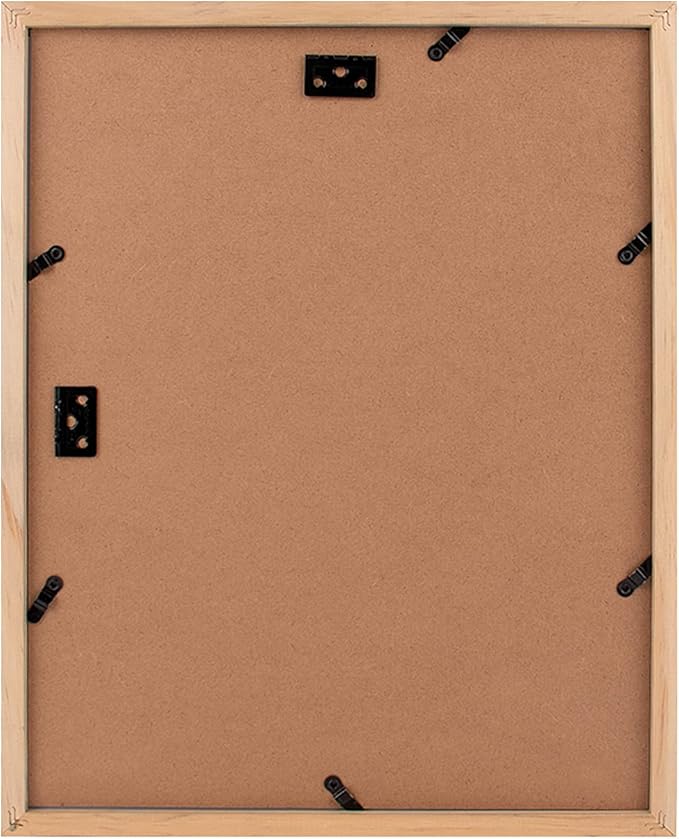Golden State Art, 11x14 Distressed Brown Wooden Frame with White Mat - Displays Five 4x6 Photos - Tempered Glass - Wall Mounting, Portrait, Set of 3