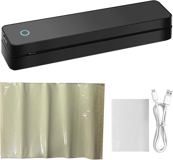Wireless Printer Portable Thermal Stencil Printer Long Battery Life BT Control for Home Office (Black)