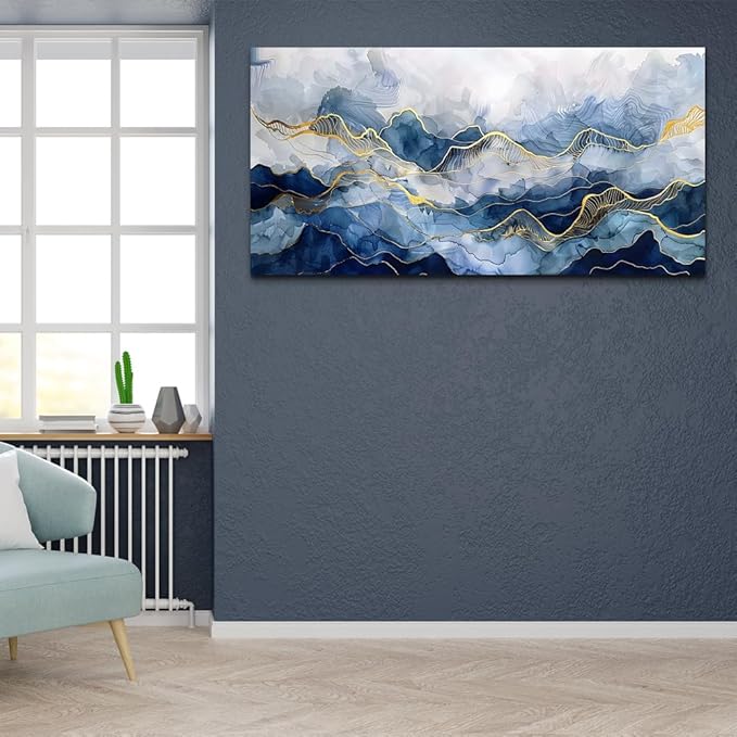 FUHAIHUA Canvas Wall Art For Living Room Large Decor For Bedroom Office Decorations Ink Abstract Paintings Minimalism Pictures Canvas Artwork Modern Home Decor Posters Hotel Mural