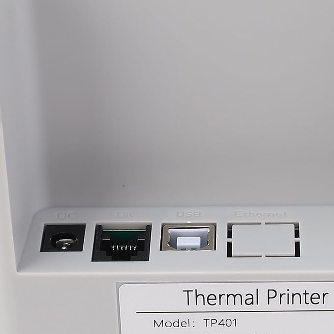 Hyuduo Thermal Label Printer 3 Connection Options Customizable Printing with USB Ideal for Home Office Business Use and on The go Compatible with Multiple Systems (US Plug)