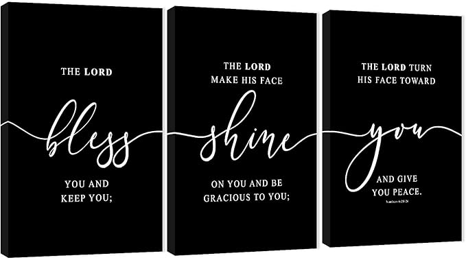 Office Wall Art-3 Panel Motivational Canvas Art for Home Office, Positive Quote Wall Decor, Entrepreneur Words Poster Frame 24'x36'x3Pcs