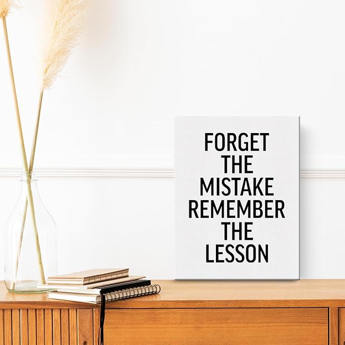 Motivational Canvas Wall Art Framed Encouragement Gifts for Women Men Paintings Canvas Prints Positive Poster for Home Office Parlour Living Room Kitchen Bedroom Wall Decor Artwork Decorative