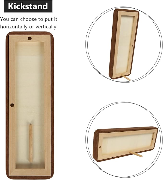 Hans 4"x16" Frames Collage Photo Frame Single Mat with Eight 1.5x2.5 Openings and Satin Solid Frame Horizontal or Vertical(8 Openings)