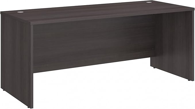 Bush Business Furniture Studio C 72W Computer Desk with Wire Management and Modesty Panel in Storm Gray, Professional Table for Home Office and Corporate Office