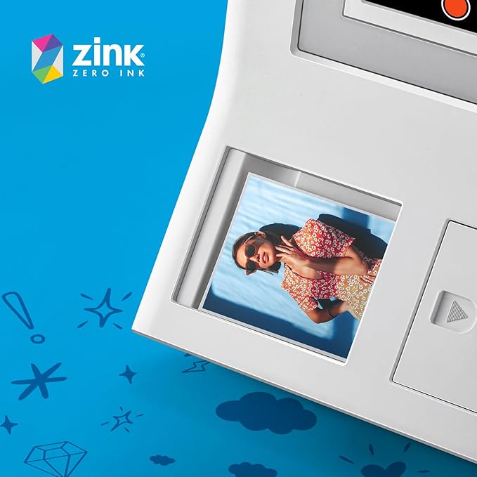 HP Sprocket 3.5 x 4.25" (8.9x10.8 cm) Premium Zink Sticky Back Photo Paper, 100 Sheets, Compatible Only with HP Sprocket 3x4 & Photobooth Photo Printers