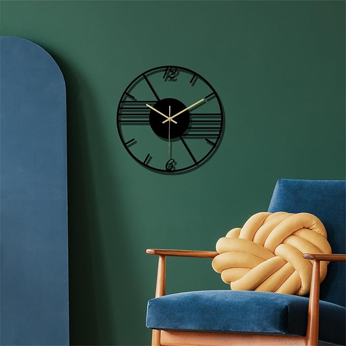 Wall Clock Accurate Timekeeping Wall Clock Not Ticking Battery Operated Wall Clock Minimalistic Wall Clock for Kitchen Offices Clock (Jscc008 A)