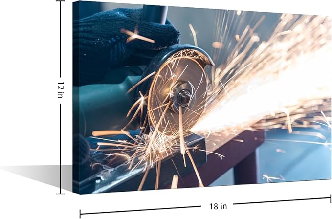 Bathroom Decor Wall Art Plasma Cutting Paintings for Wall Decorations 1 Panel Wall Art Canvas Frame Art Prints Canvas Posters & Prints Living Room Decor Canvas Artwork Wall Decor, 12" x18"