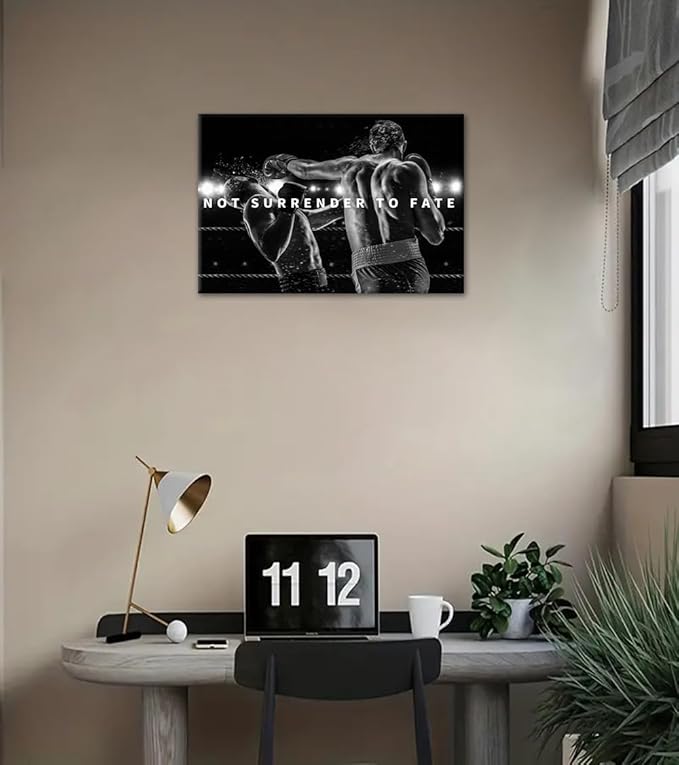 Novatique Motivational Quotes Canvas Wall Art Inspirational Wall Art Motivational Posters Print Office Wall Decor Entrepreneur Quote Home Decor, 24 x 36inch