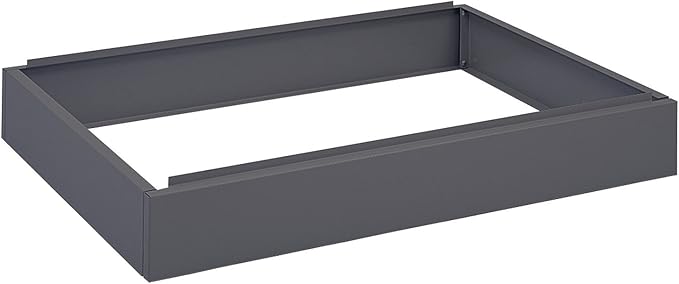 Safco 4999BLR Flat File Closed Base for 5-Drawer 4998BLR Flat File, Sold Separately, Black