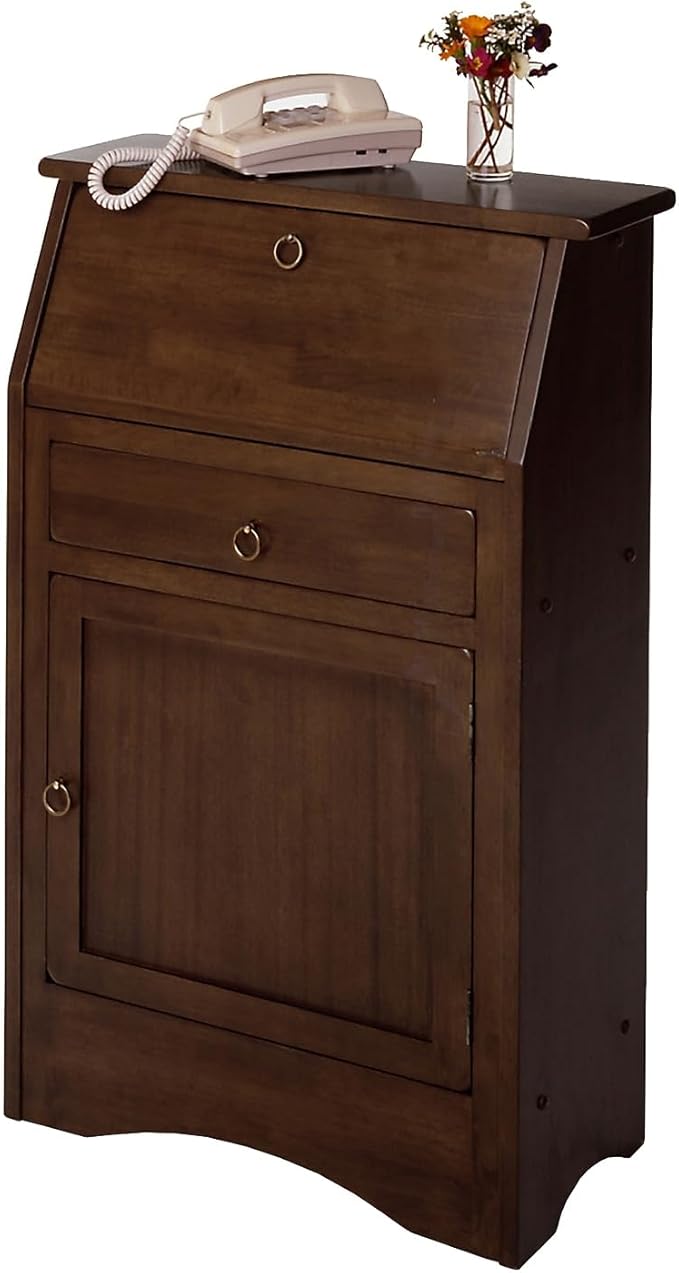 Winsome Regalia Secretary Desk, Antique Walnut