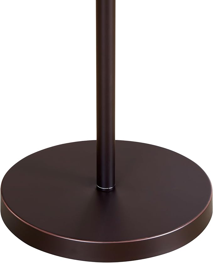 KAWOTl Farmhouse Floor Lamp with Night Light, 62.5’’ Industrial Bronze Standing Lamp for Living Room, Bedroom, Home Office, Rustic Lantern-Style (LED Bulbs Included)