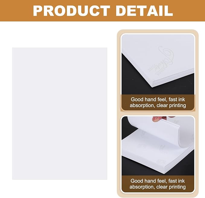 MECCANIXITY 20 Sheets Glossy Photo Paper, 8x12 Inches Picture Paper 240gsm Glossy Card Stock for Inkjet Printing Printer,Making Pictures Greeting Card Printing