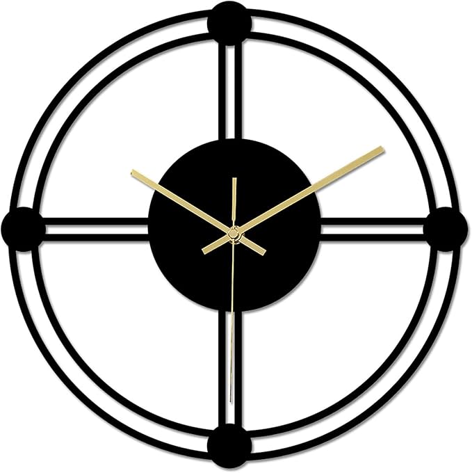 Wall Clock Accurate Timekeeping Wall Clock Not Ticking Battery Operated Wall Clock Minimalistic Wall Clock for Kitchen Offices Clock (Jscc005 A)