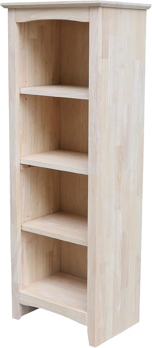 Solid Wood Shaker Bookcase - 48" H