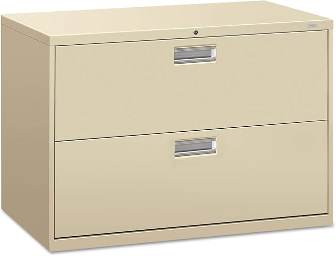 HON 600 Series 42 Inch Two Drawer Lateral File