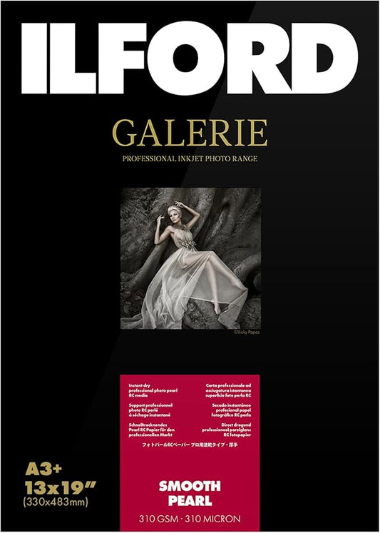 ILFORD GALERIE Prestige Smooth Pearl - 13 x 19 Inches, 25 Sheets (2001750)