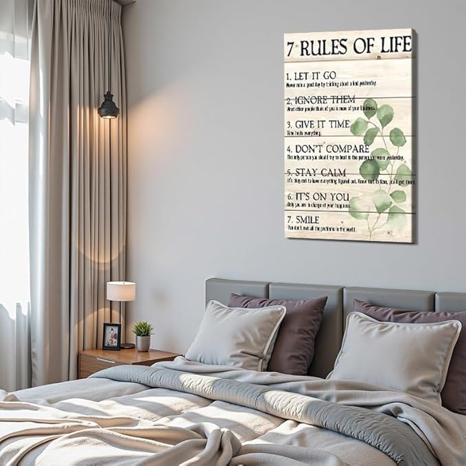 Stay Motivated Framed Canvas Wall Art Positive Quote Prints Wall Decor for Office Dorm Bedroom Living Room Gym Home Classroom Made in USA