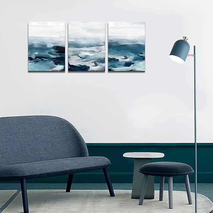 MHARTK66 Abstract Wall Decor For Living Room Canvas Art Bedroom Decorations Office Minimalist Paintings Inspiration Pictures Artwork Home Decoration 3 Piece Set