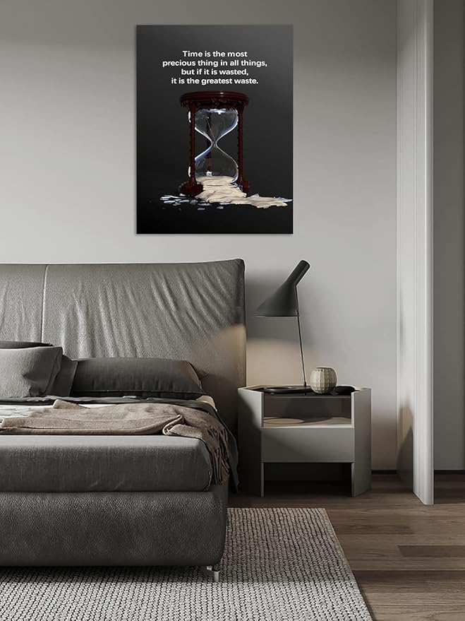 Inspiring Positive Quotes Wall Decor Inspirational Wall Art Motivational Posters Uplifting Encouragement Gifts Modern Home Decor for Living Room Bedroom Wooden Framed Ready to Hang -18”Wx24”H