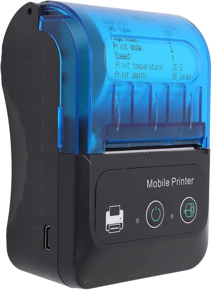 Thermal Label Printer 2in 203DPI 80mm for Home & Office Use – Durable Design, High Precision Printing