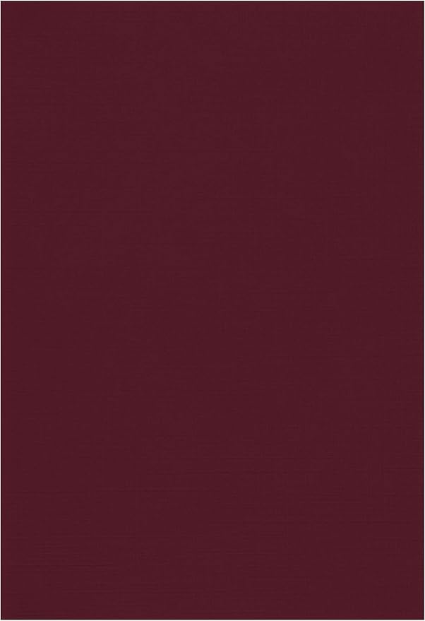 LUXPaper 13" x 19" Cardstock | Burgundy Linen | 100lb. Cover | 50 Qty