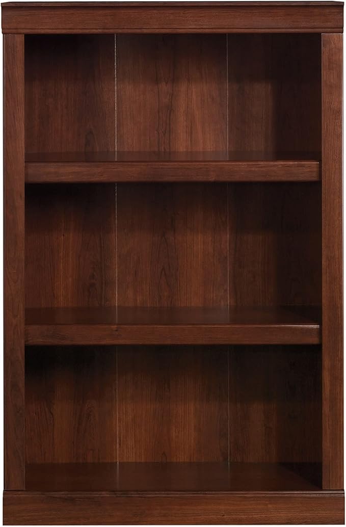 Realspace® 45" H 3-Shelf Bookcase, Mulled Cherry