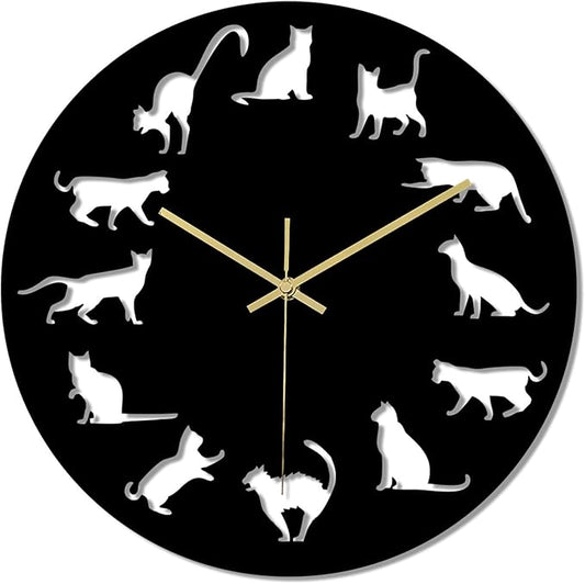 Wall Clock Accurate Timekeeping Wall Clock Not Ticking Battery Operated Wall Clock Minimalistic Wall Clock for Kitchen Offices Clock (Jscc015 A)