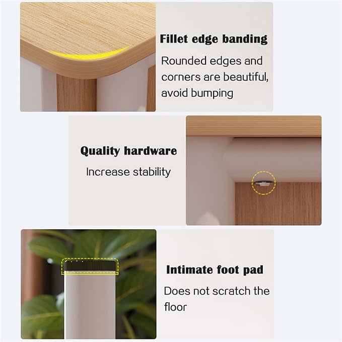 Computer Desk Desk Study Table Simple Wooden PC Desk Office Modern Writing Table Universal Laptop Stand Home Furniture PC Workstation with 2 Drawers Home Study Table, 2 Colors Office Desk ( Color : Br