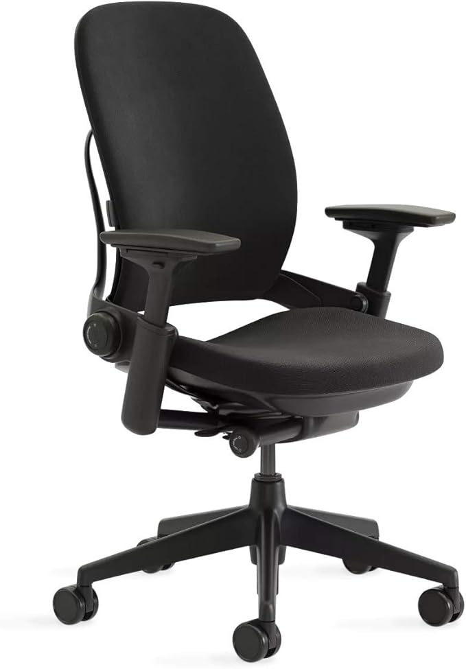 Steelcase Leap Office Chair, Carpet, Cogent/Black