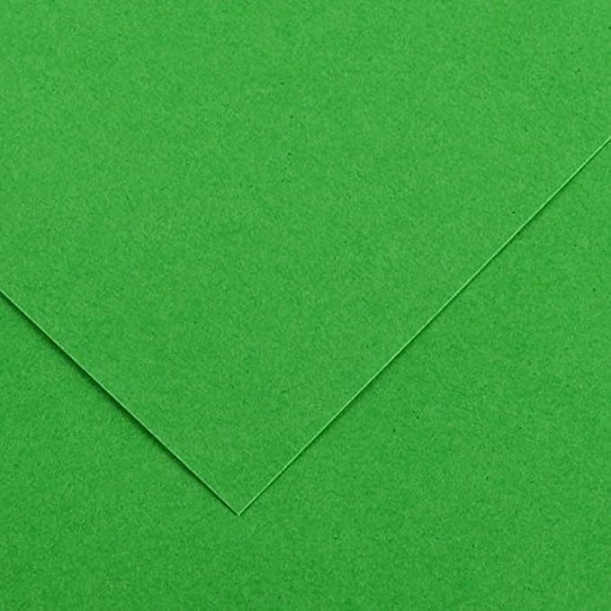 Canson Iris Vivaldi A4 185 GSM Smooth Colour Paper - Bright Green (Pack of 50 Sheets)
