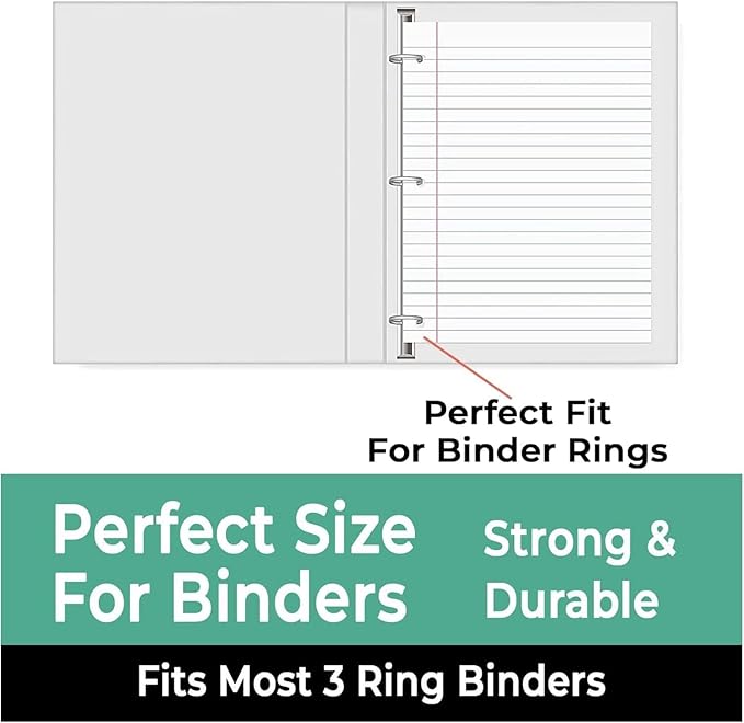 Rosmonde 1152 Pack (Pallet) Loose Leaf Paper Bulk, 172800 Sheets,College Ruled, Pallet of Filler Paper, 150 Sheets/Pack, 8 x 10.5",3 Hole Punched, Thick Sheets, School & Office, 4-7 Days Transit