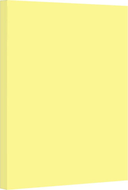 Canary Pastel Color Card Stock Paper, 67lb Cover Medium Weight Cardstock, for Arts & Crafts, Coloring, Announcements, Stationary Printing at School, Office, Home | 8.5 x 11 | 50 Sheets Per Pack